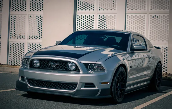 Picture Mustang, Ford, Black, RTR, Wheels