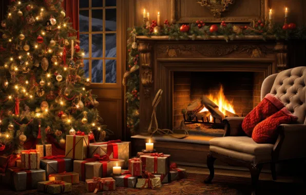 Comfort, house, heat, room, fire, flame, furniture, interior