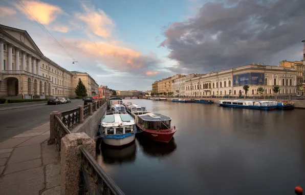 Picture river, Saint Petersburg, Fontanka