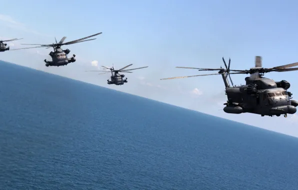 Picture Sikorsky Aero Engineering Corporation, Pave Low, MH-53, Heavy military transport helicopter