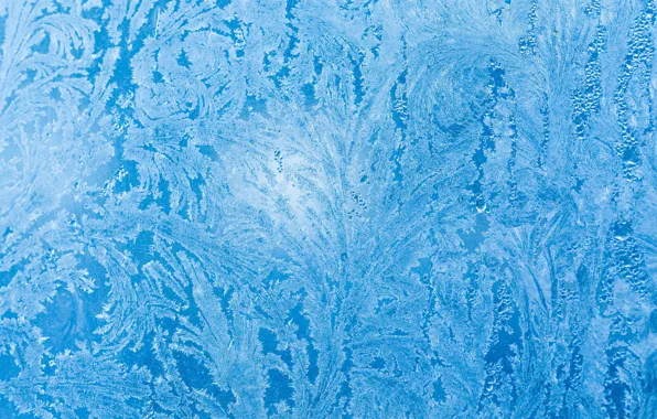 Picture ice, frost, glass, pattern, window, frost