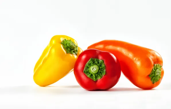 Bell peppers, red bell peppers, yellow bell pepper