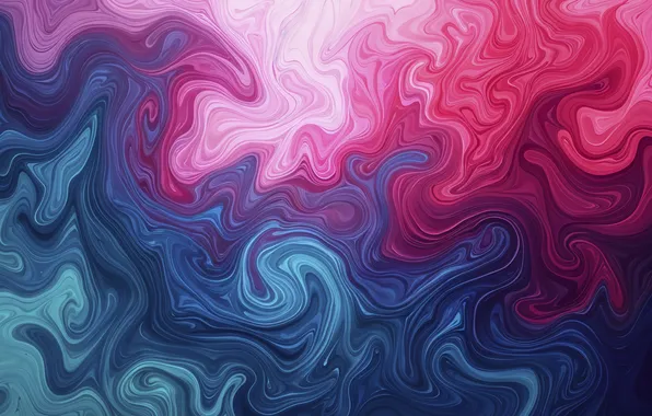 Line, blue, abstraction, pink, blue, abstract background, diffusion, mixing