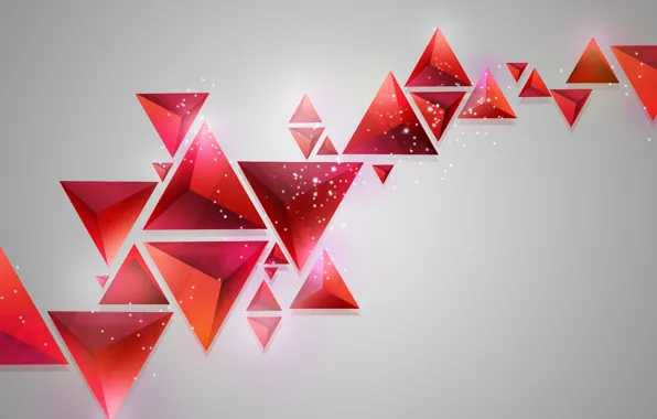 Background, triangles, geometry, abstract