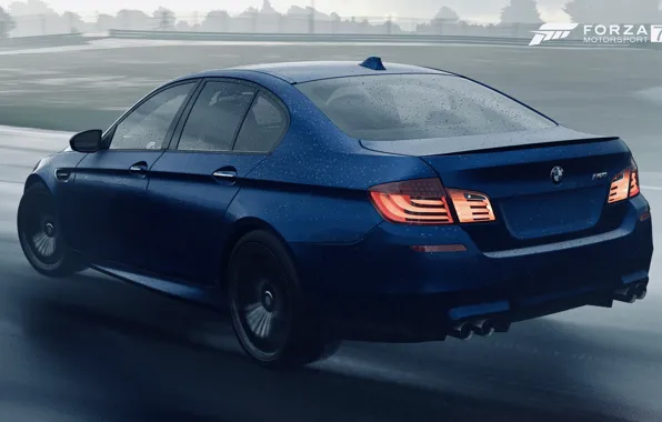 HDR, BMW, Speed, Rain, Game, F10, 5, FM7