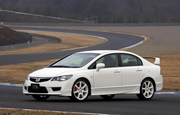 Picture track, Honda, Honda, racing, Civic, Type R