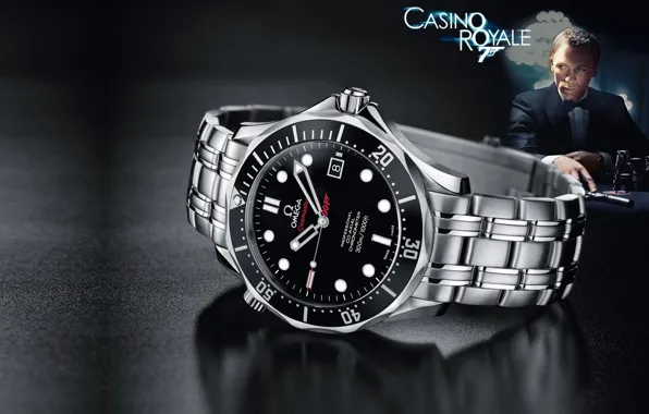 Macro, the film, Casino Royale, watch, James Bond, 007, omega, Seamaster