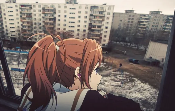 Anime, yard, Russia, Chan