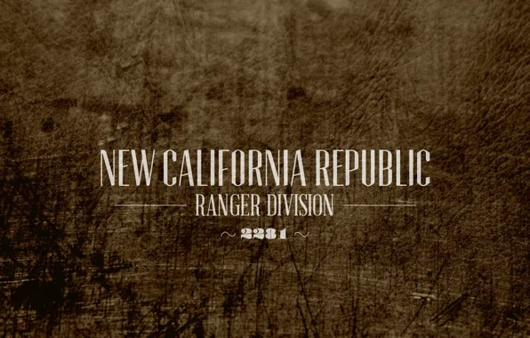 Bethesda Softworks, New California Republic Rangers, NCR Ranger, Fallou New Vegas