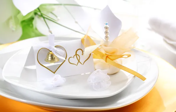 Heart, bell, serving, bell, Heart