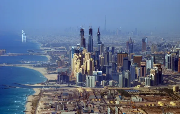 Picture the city, photo, skyscrapers, Dubai, UAE