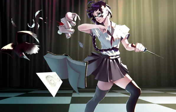 Girl, weapons, Bakemonogatari