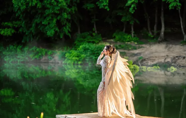 WINGS, DRESS, PIERCE, ANGEL, photographer Anastasia