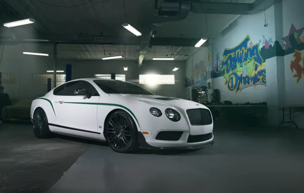 Bentley, White, Garage, GT3R