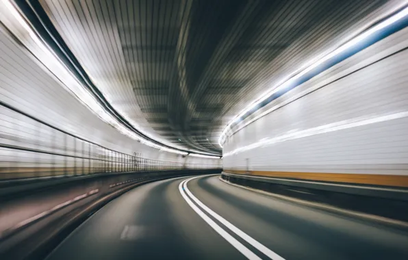 Picture light, the city, speed, excerpt, the tunnel