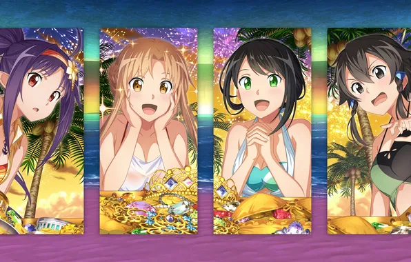 Surprise, anime, anime, delight, sword art online, anime girls, Anime girl, Video Game