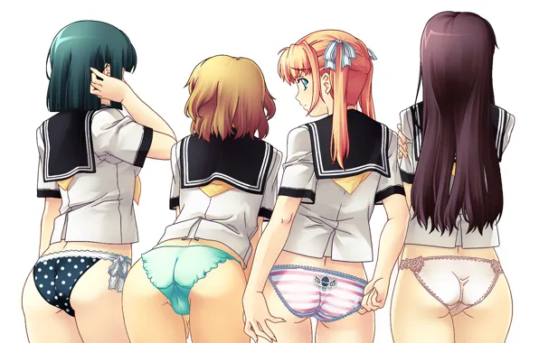 Panties, ass, the girl