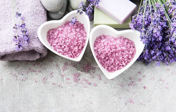 Soap, lavender, Spa, sea salt