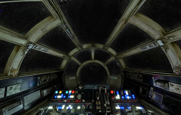 Space, the film, Star Wars, space, Star wars, art, spaceship, the wheel
