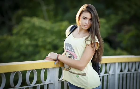 Look, girl, pose, hair