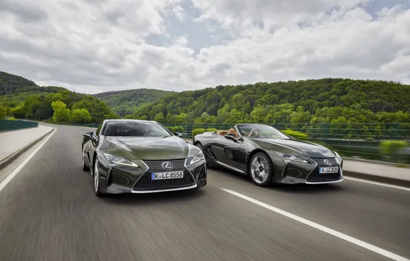 Picture coupe, Lexus, convertible, LC 500, Lexus LC, 2021, LC 500 Convertible