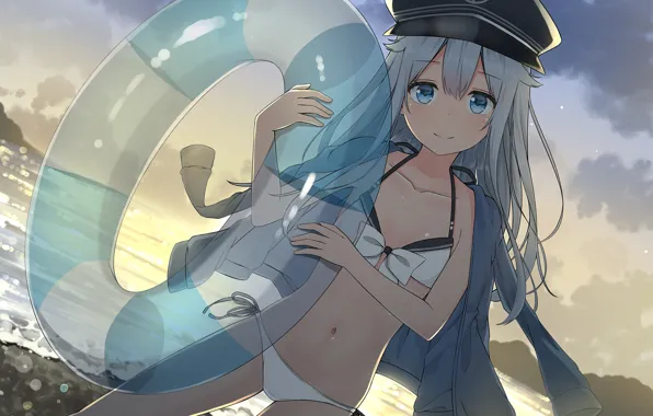 Picture circles, girl, kantai collection, Naval Collection
