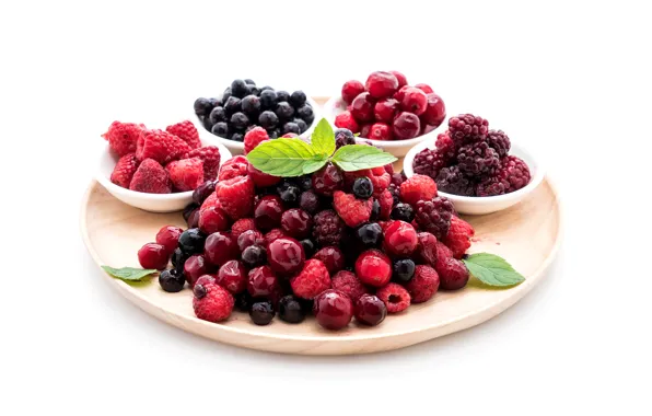 Berries, vitamins, leaves