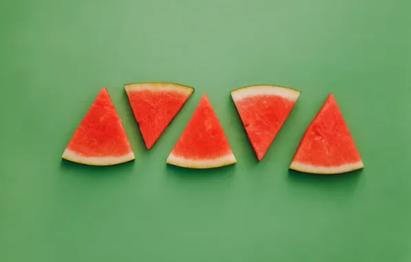 Picture green, watermelon, green background, background, watermelon