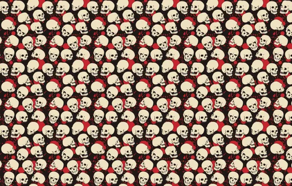 Picture white, red, pose, black, blood, paint, skull, spot