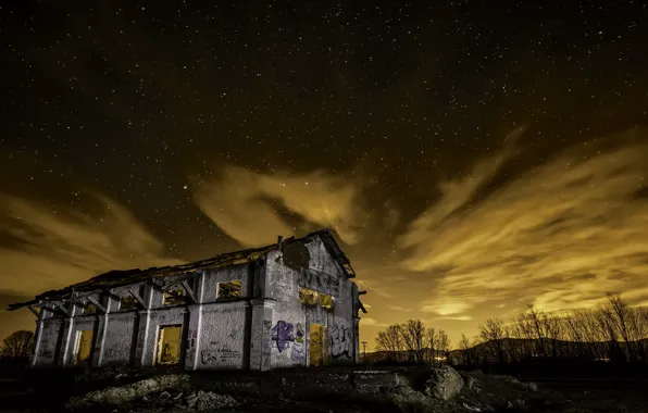 Picture night, background, home