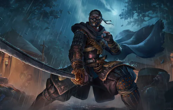 Download wallpaper The game, Samurai, Game, Samurai, PS4, Play Station ...