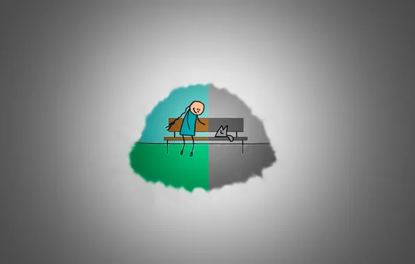 Cat, animals, cat, childhood, creative, cartoon, sadness, the world