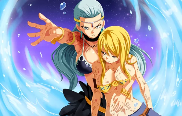 Boobs, big, breast, anime, Lucy, wave, tits, large