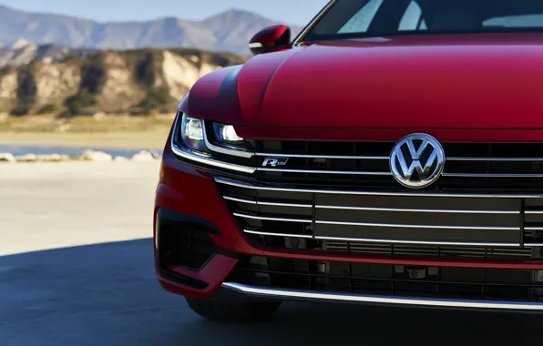 Red, Volkswagen, grille, liftback, Arteon, 2019, SEL Premium R-Line