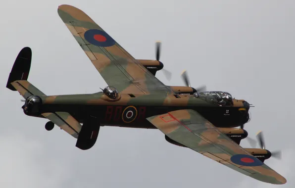 Picture bomber, four-engine, heavy, Avro Lancaster