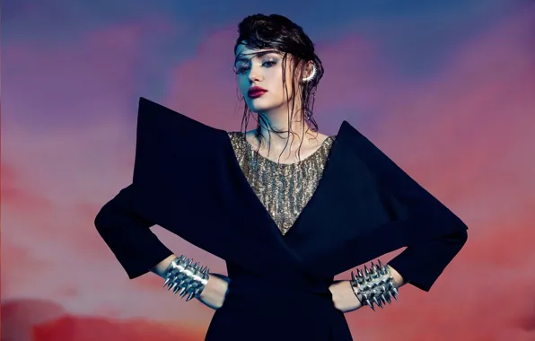 Girl, pose, Holland Roden