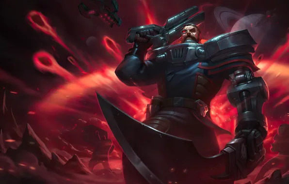 Man, sword, Gangplank, League Of Legends