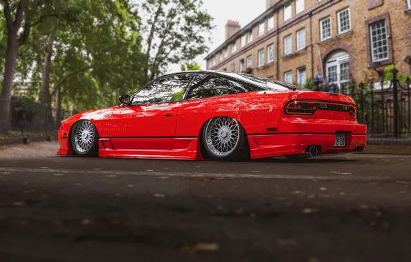 Red, Machine, Style, Nissan, Car, Car, Render, 240