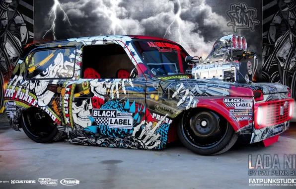 Lada, russian, niva, lowriders