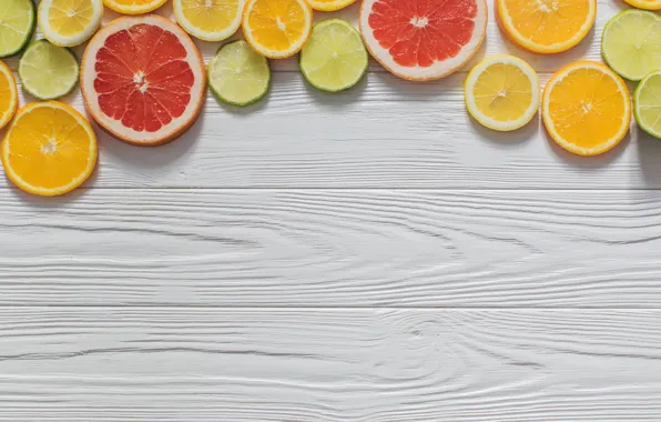 Picture grapefruit, orange, lime, citrus