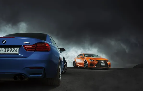 German, Cars, Storm, BMW M4, Lexus RC F, Middle East