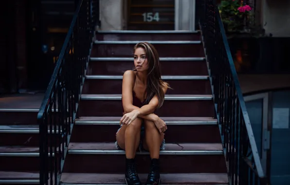 Picture girl, pose, background, Stacie