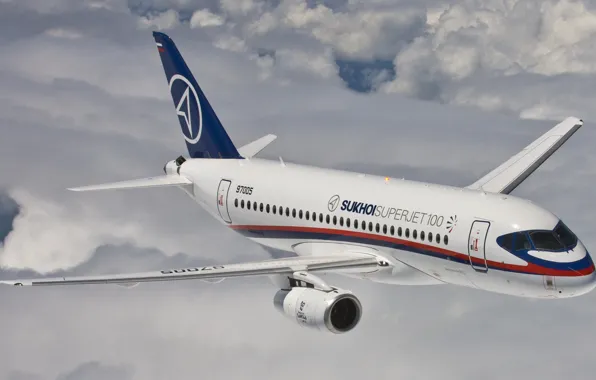 Flight, the plane, passenger, Sukhoi Superjet 100