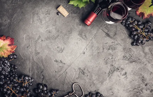Background, wine, glass, bottle, harvest, tube, Grapes
