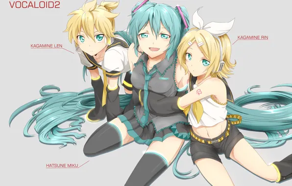 hatsune miku y len