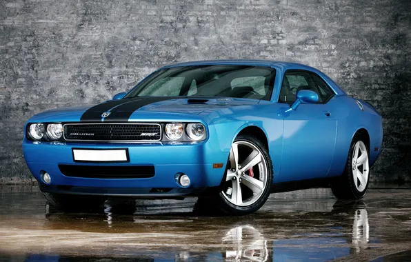 Picture car, machine, blue, Wallpaper, wallpaper, car, dodge, challenger