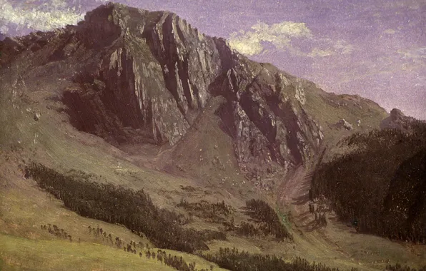 Landscape, picture, Mountains, Albert Bierstadt