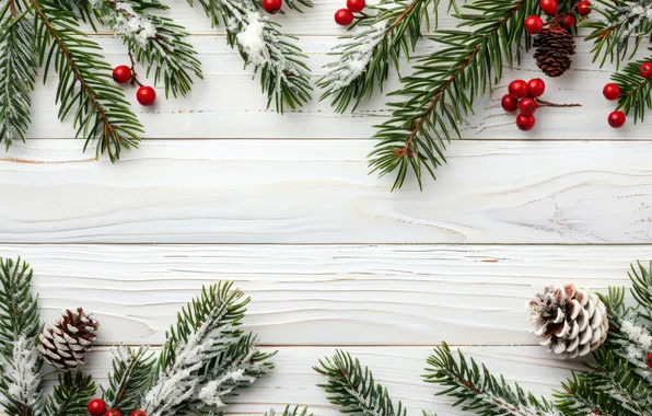 Frost, branches, berries, Board, texture, fruit, Christmas, red
