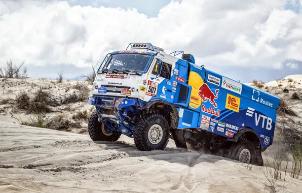 Picture Sand, Sport, Machine, Truck, Race, Master, Russia, Kamaz
