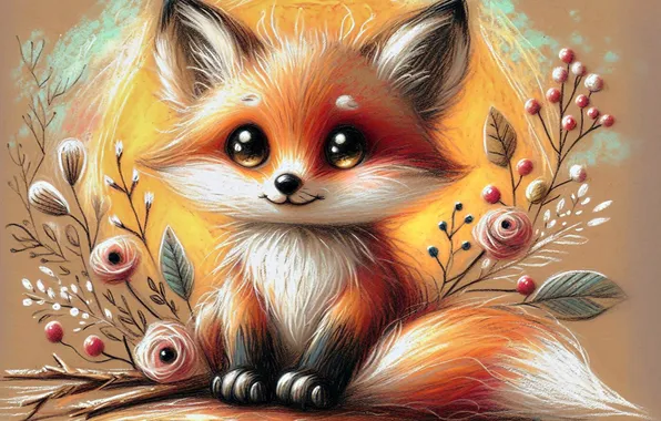 Styling, Fox, Fox, AI art, neural network